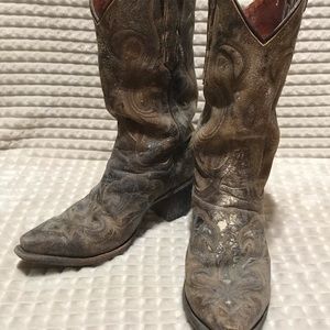 Dan Post distressed cowboy boots